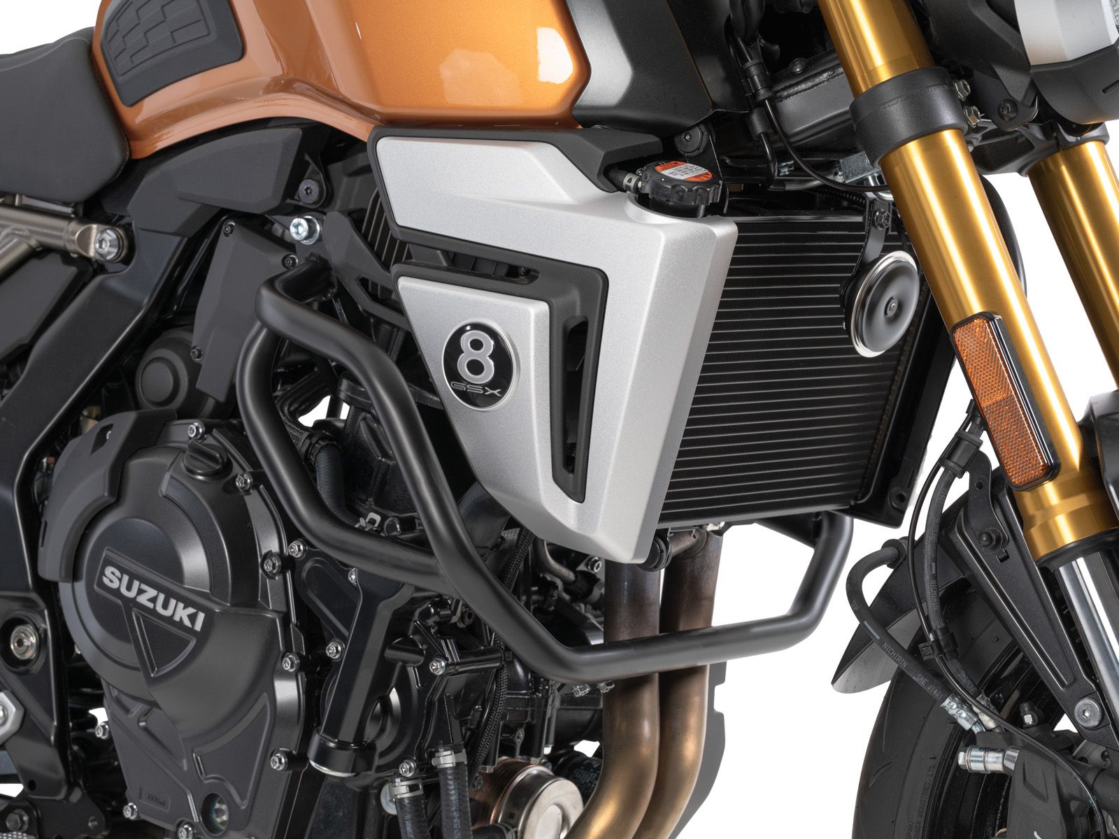 Protector de motor negro para Suzuki GSX-8T (25-) Hepco & Becker