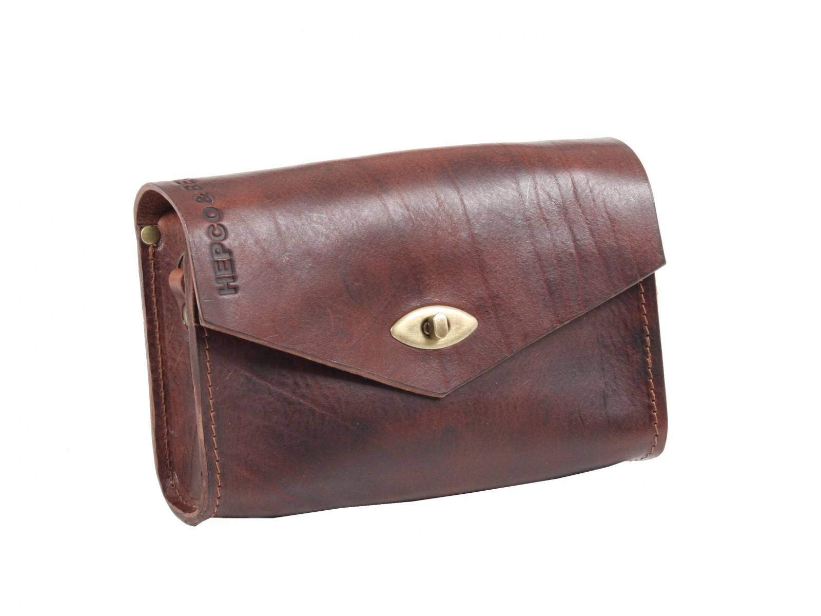 Bolsa de herramientas de cuero LEGACY marrón 2,5L Hepco & Becker