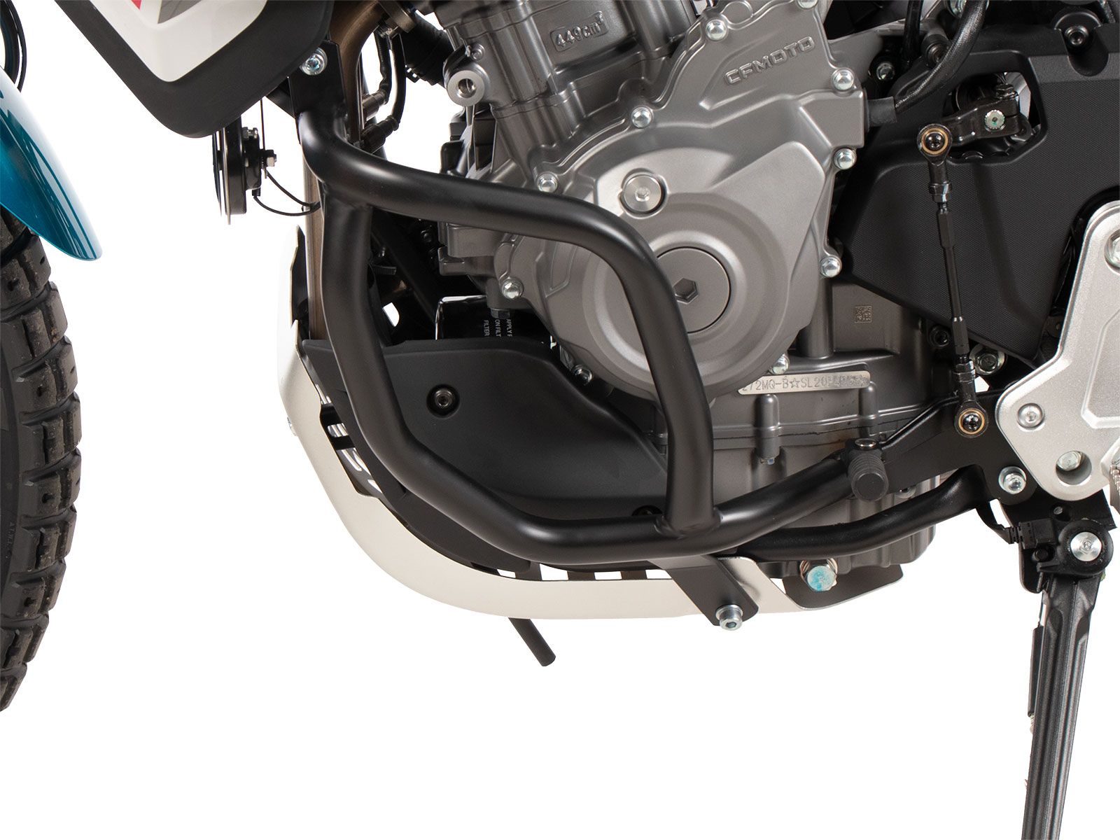 Protector de motor negro para CFMoto 450 MT (24-) Hepco & Becker