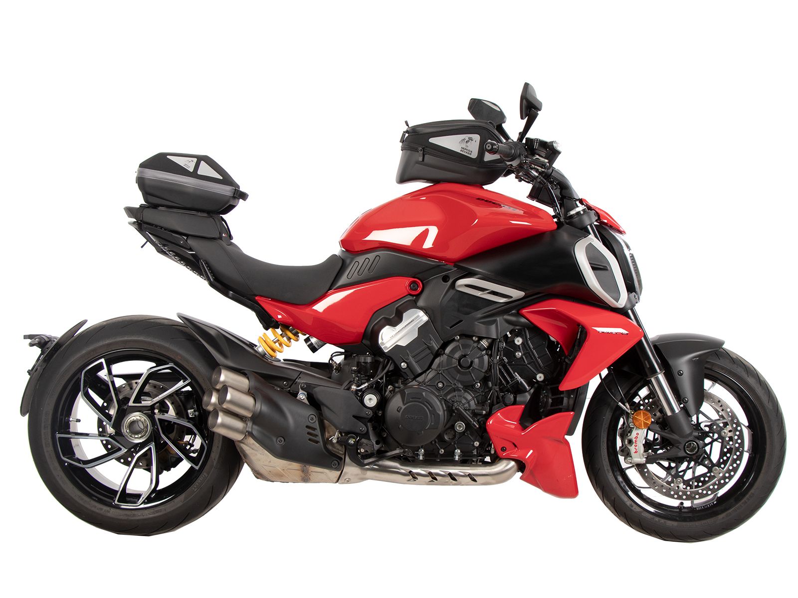 Anillo básico del depósito incl. unidad de cierre de la bolsa del depósito para Ducati Diavel V4 (23-) Hepco & Becker