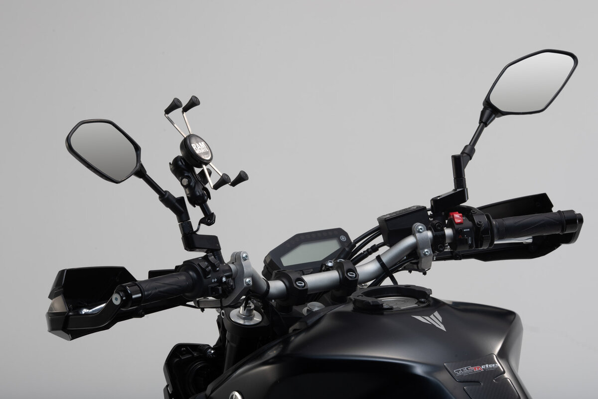 SW-Motech Kit de montaje X-Grip para smartphone grande para Ducati Multistrada 1200 /S /Enduro - SW Motech