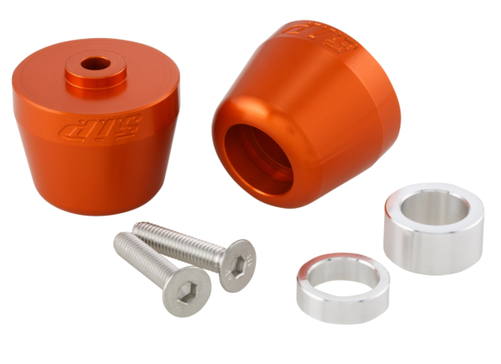 Contrapesos de manillar izquierda/derecha para Vespa Primavera/Sprint/ET/LX/LXV/S, naranja mate