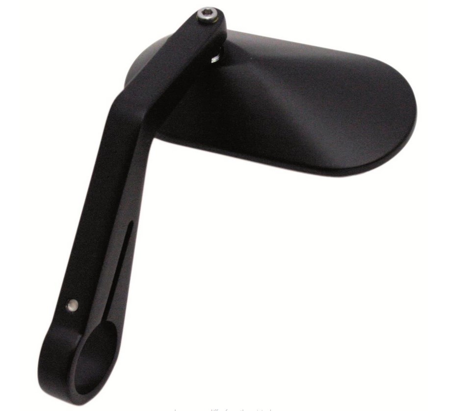 Espejo final de manillar AGILA para Vespa izquierda o derecha, negro