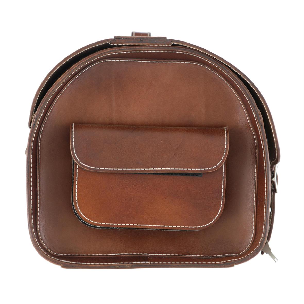 Funda de cuero "Classic" para Vespa - marrón
