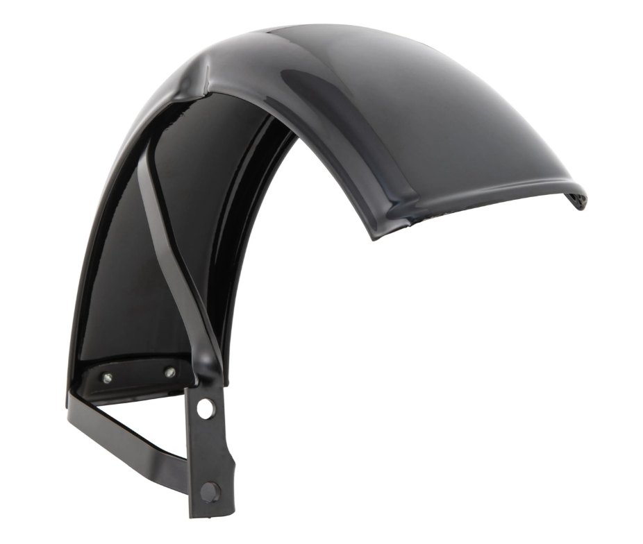 Guardabarros Garelli para Vespa PX 80-200ccm, metal, negro brillante