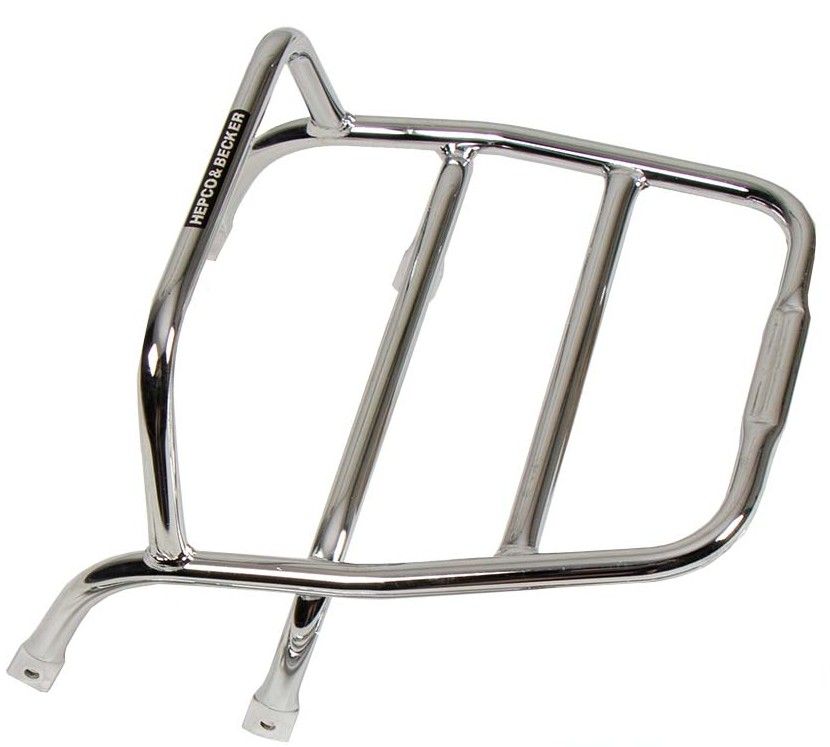 Portaequipajes superior tubular cromado para Honda CX 500 Custom (79-84) Hepco & Becker