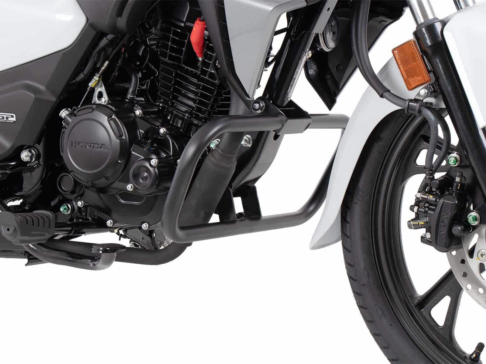 Protector de motor negro para Honda CB 125 F (21-25) Hepco & Becker