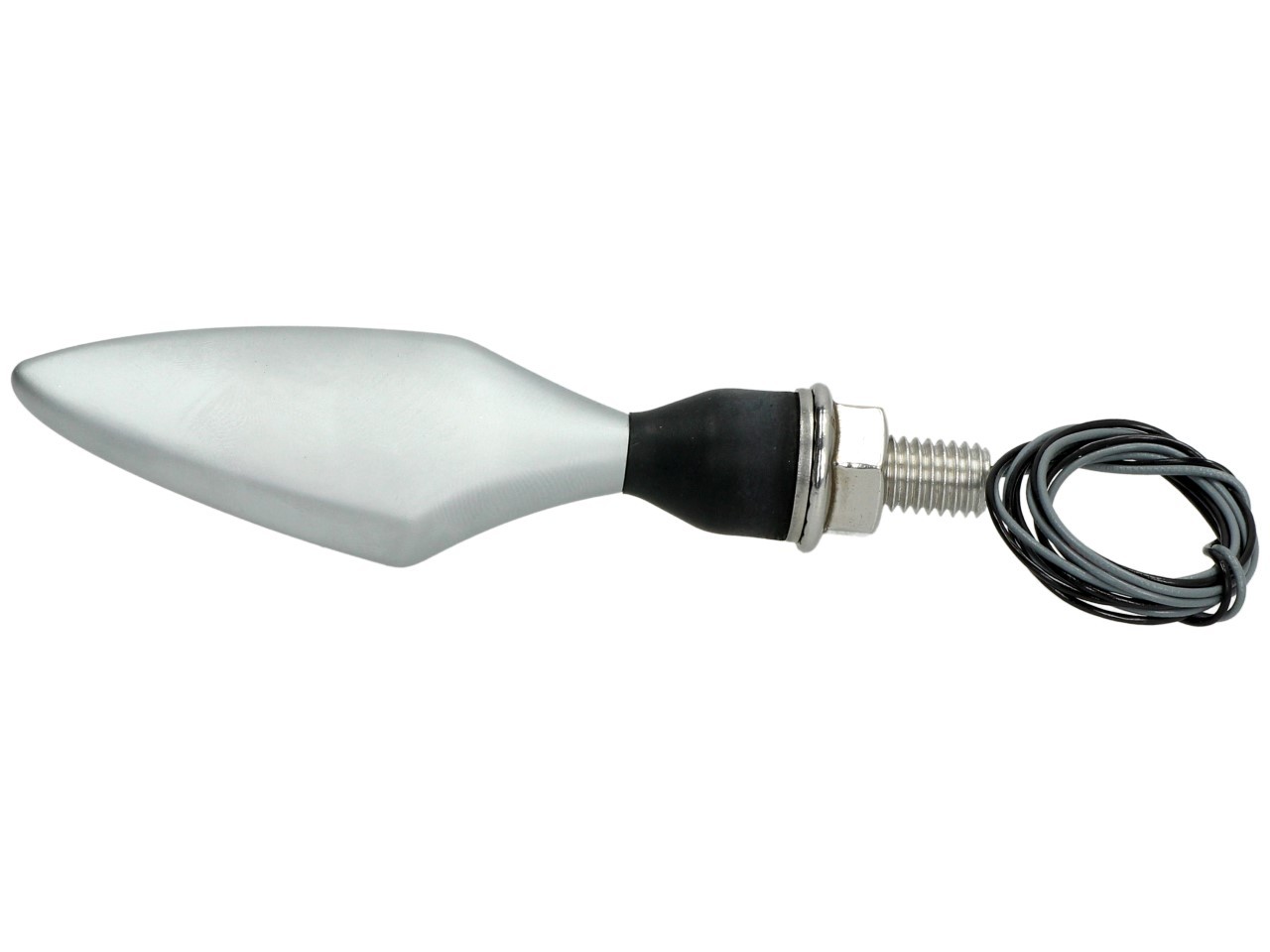 Indicador Kellermann, rombo, acero, LED, VL/HR, 12 V, cromo mate, M8x20, homologado E