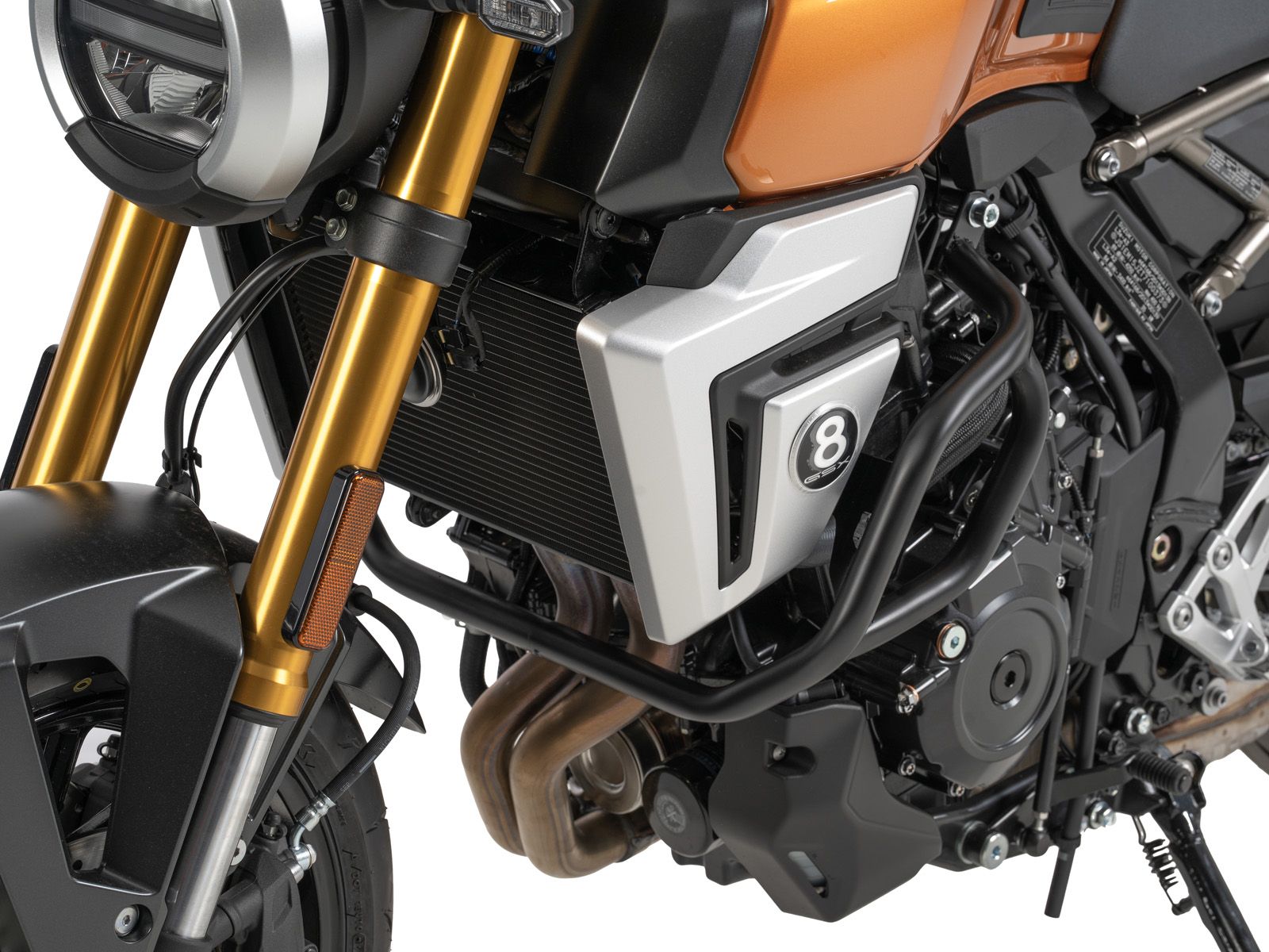 Protector de motor negro para Suzuki GSX-8T (25-) Hepco & Becker