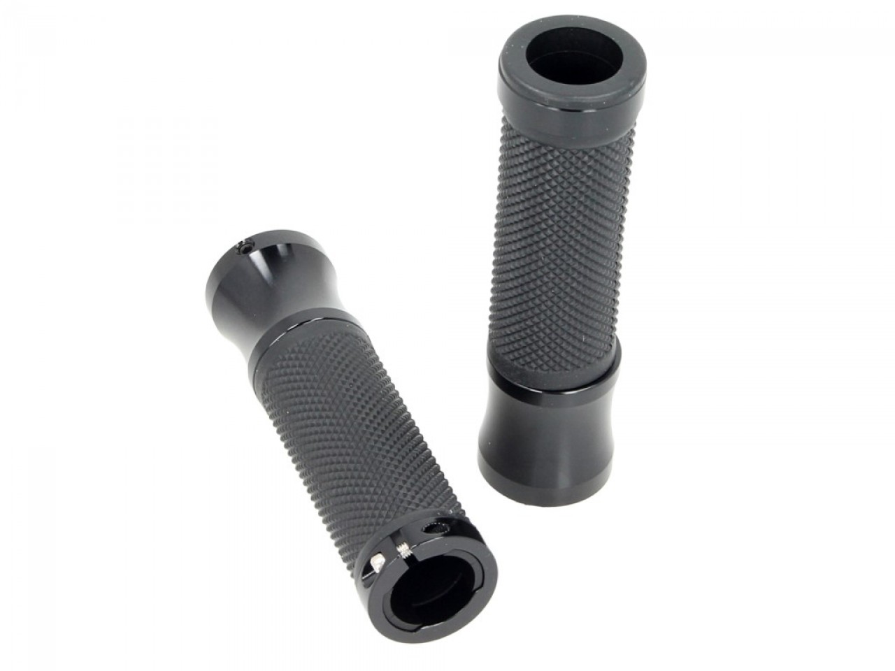 Puños Alu-Rub negros para Vespa GTS / GTV / GT / Sei Giorni