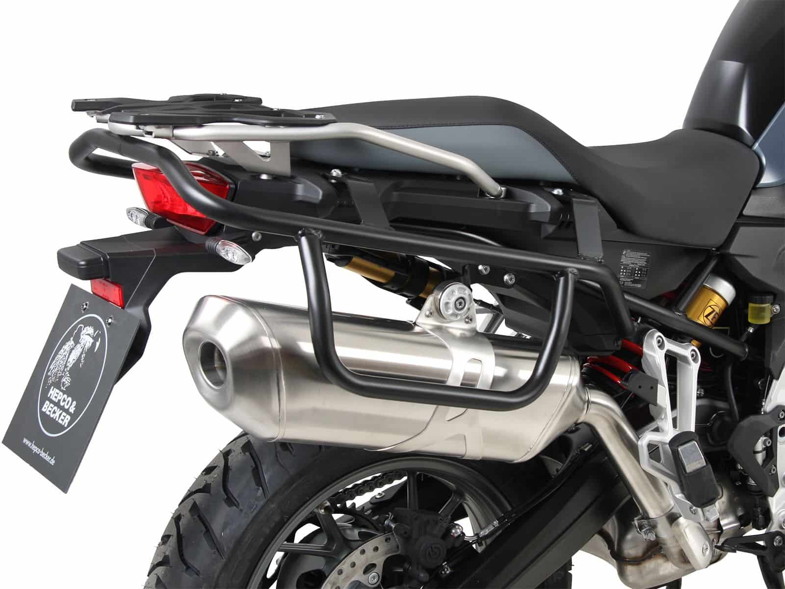 Barra de protección trasera negra para BMW F 750 GS Hepco & Becker
