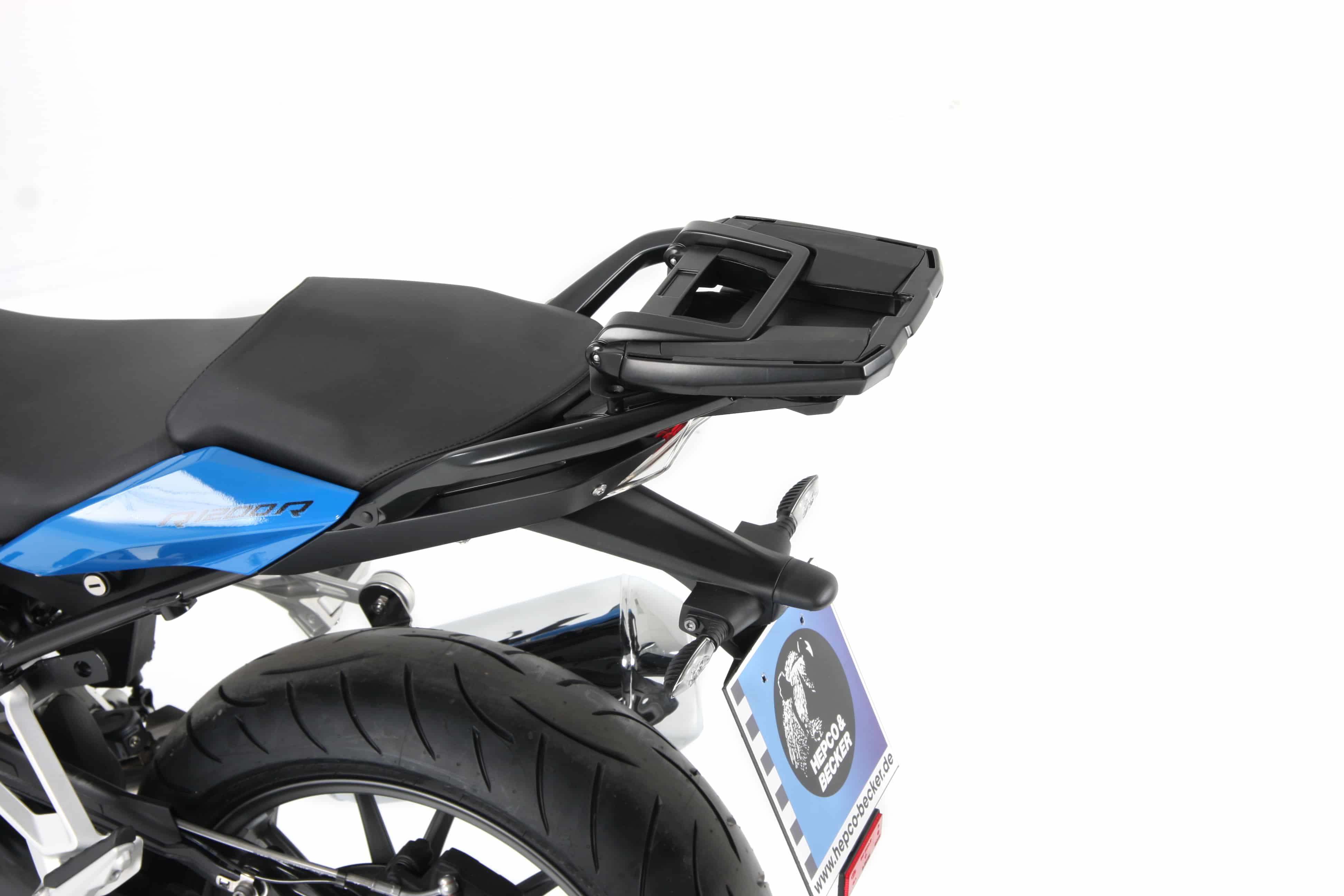 Easyrack portaequipajes superior negro para portaequipajes original para BMW R 1250 R (19-) Hepco & Becker