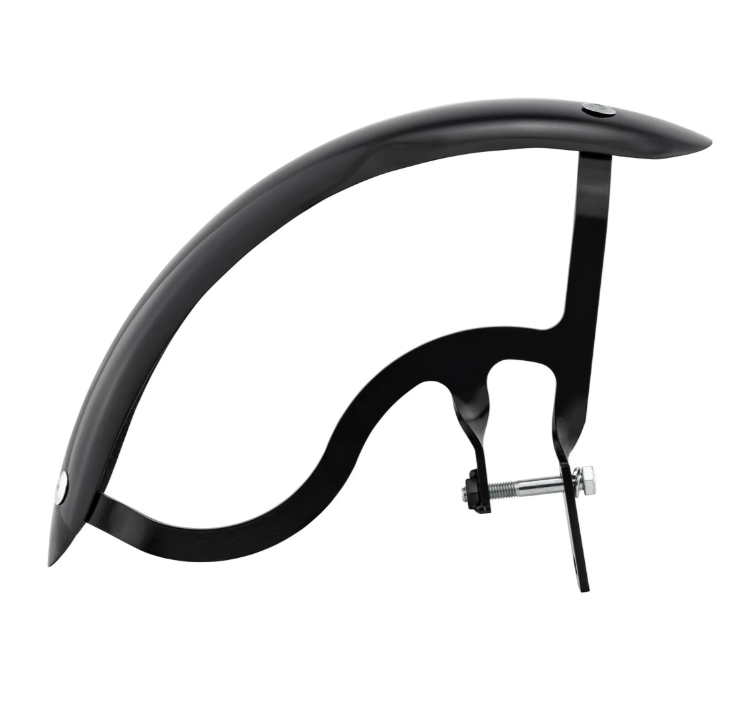 Guardabarros Garelli Race EVO II para Vespa PX 80-200ccm, GRP, negro