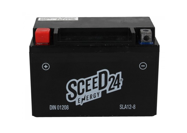 Batería de Gel Sceed 42 YTX9-BS SLA12-8, 12 V, 8 A, Gel / SLA 150x80x95 mm