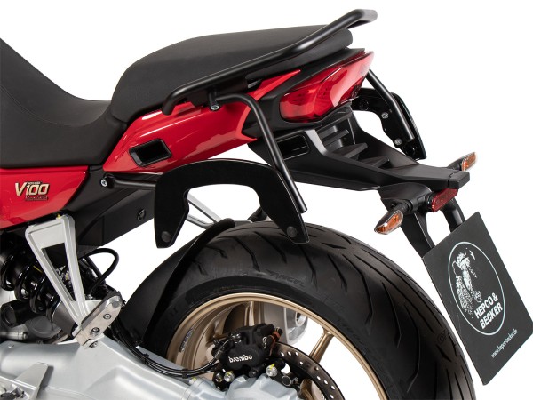 Soporte lateral C-Bow para Moto Guzzi V 100 Mandello Original Hepco & Becker