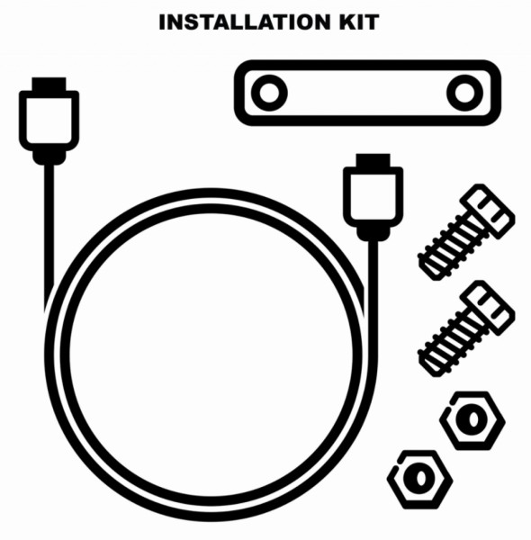 Kit de instalación del antirrobo electrónico (1D002554)