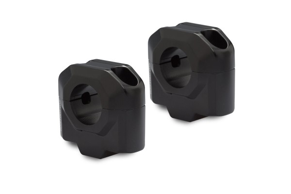 Elevador de manillar, negro para manillar Ø 28 mm, H=30 mm para Yamaha Ténéré 700 - SW Motech