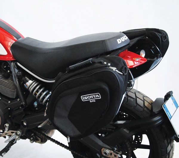 Portabolsas laterales para Ducati Scrambler 800 (15-16), PMMA, par